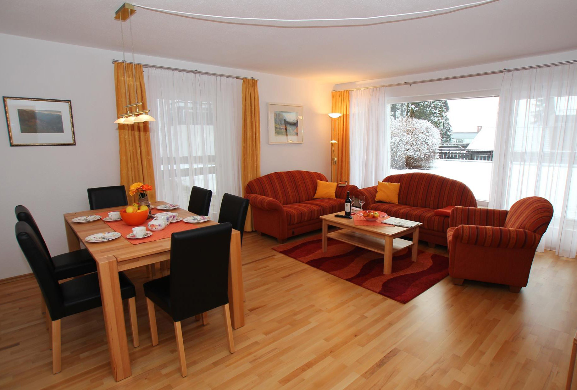 Wohnzimmer - Ferienwohnung Kessler
